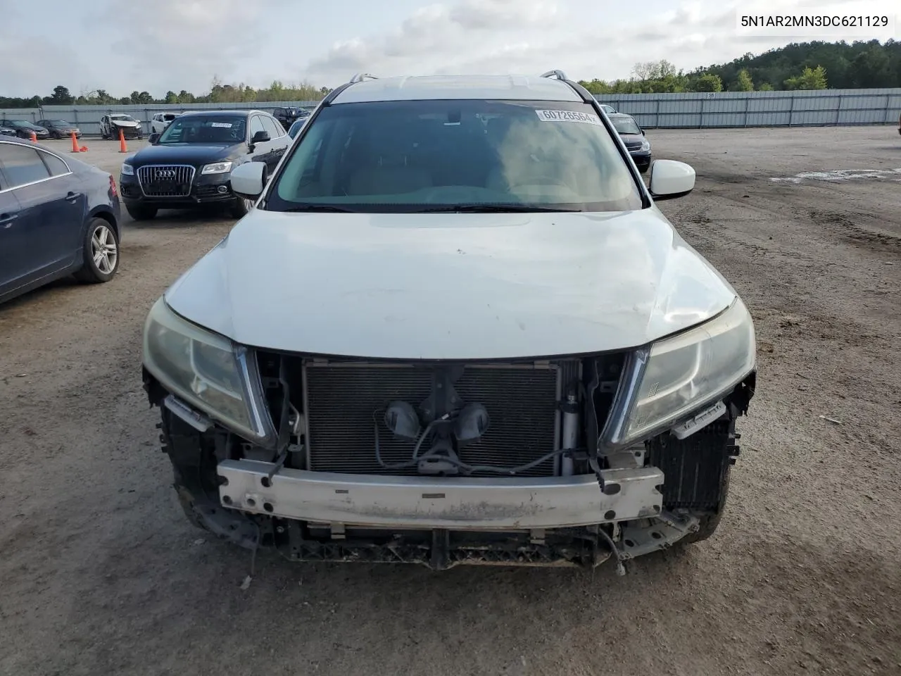 2013 Nissan Pathfinder S VIN: 5N1AR2MN3DC621129 Lot: 60726564