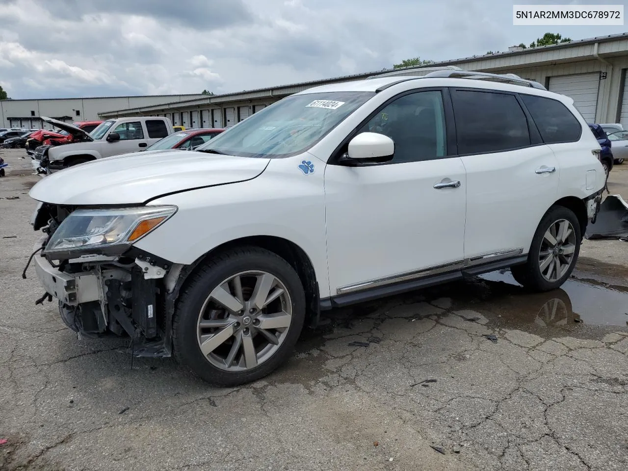 5N1AR2MM3DC678972 2013 Nissan Pathfinder S