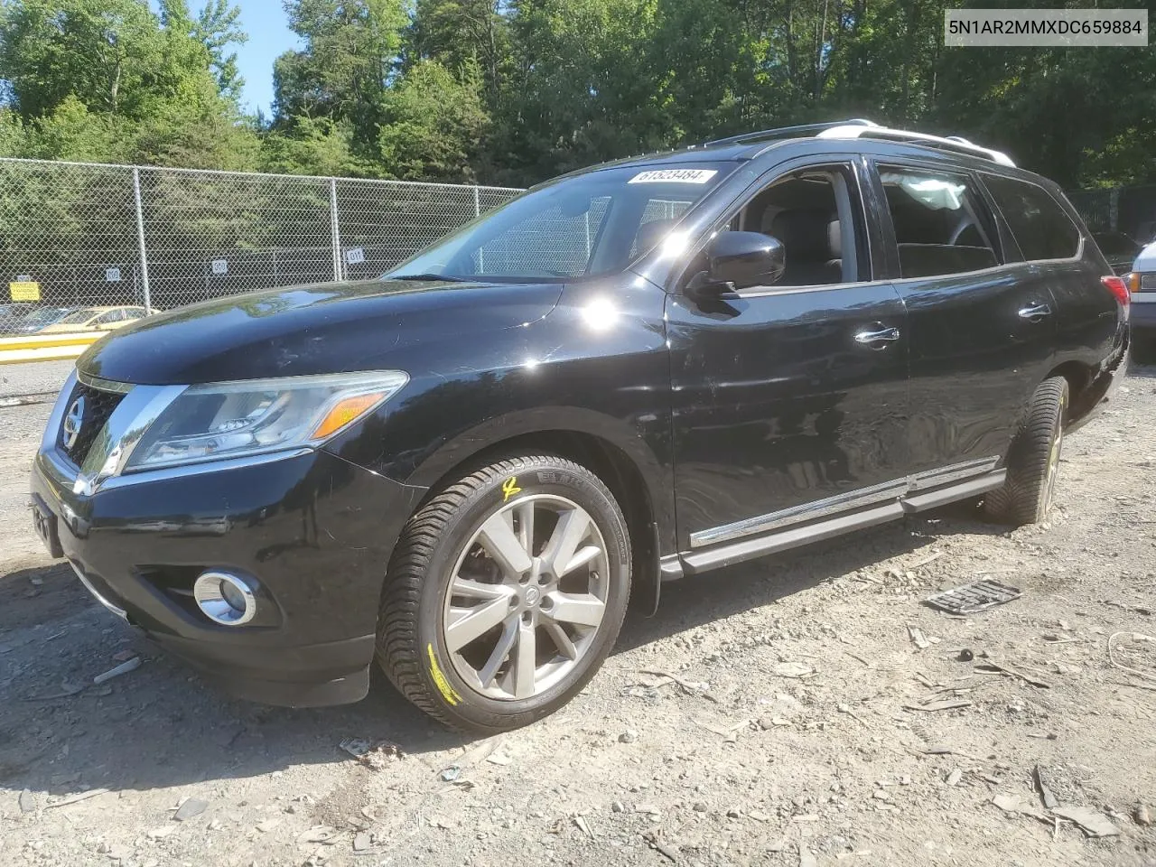 2013 Nissan Pathfinder S VIN: 5N1AR2MMXDC659884 Lot: 61523484