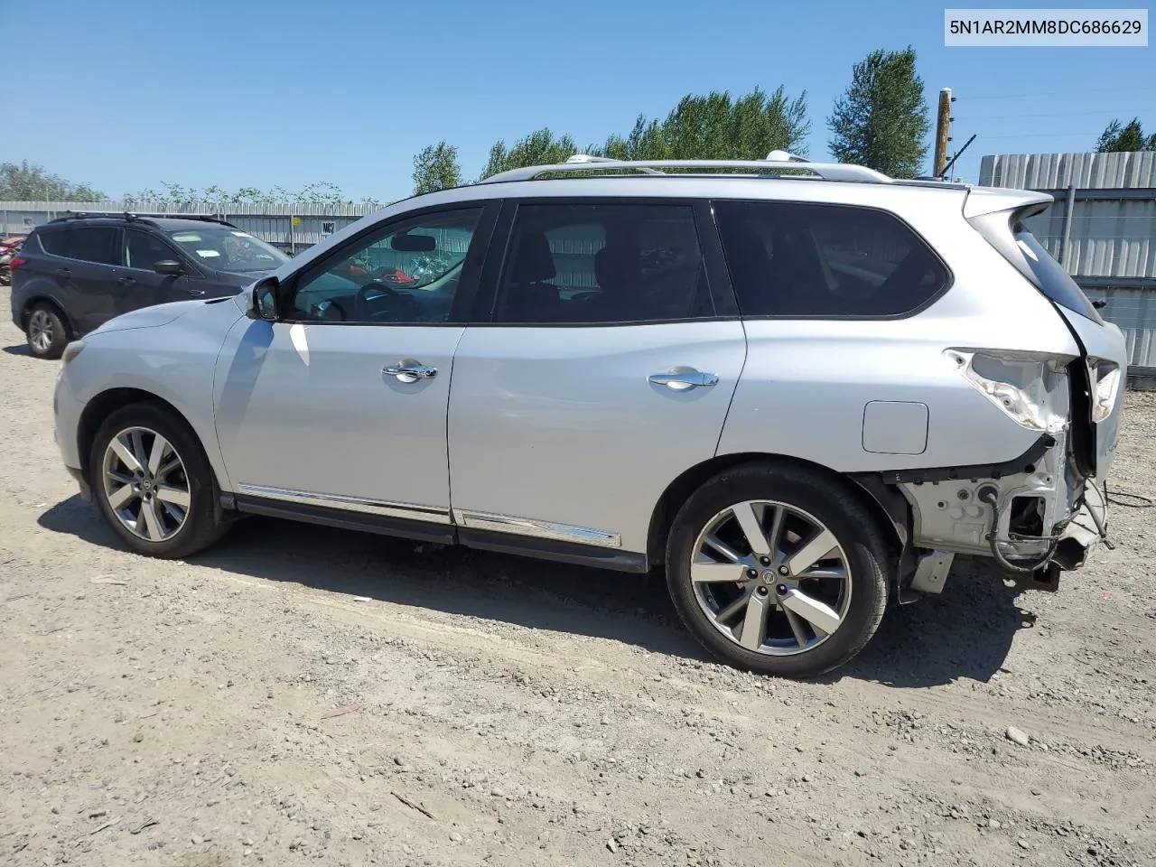 2013 Nissan Pathfinder S VIN: 5N1AR2MM8DC686629 Lot: 62255354