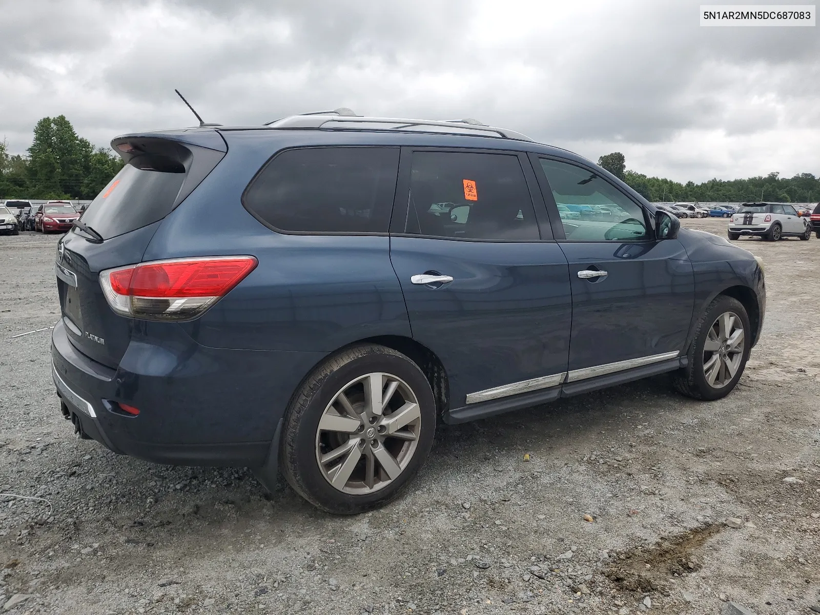 2013 Nissan Pathfinder S VIN: 5N1AR2MN5DC687083 Lot: 64193764