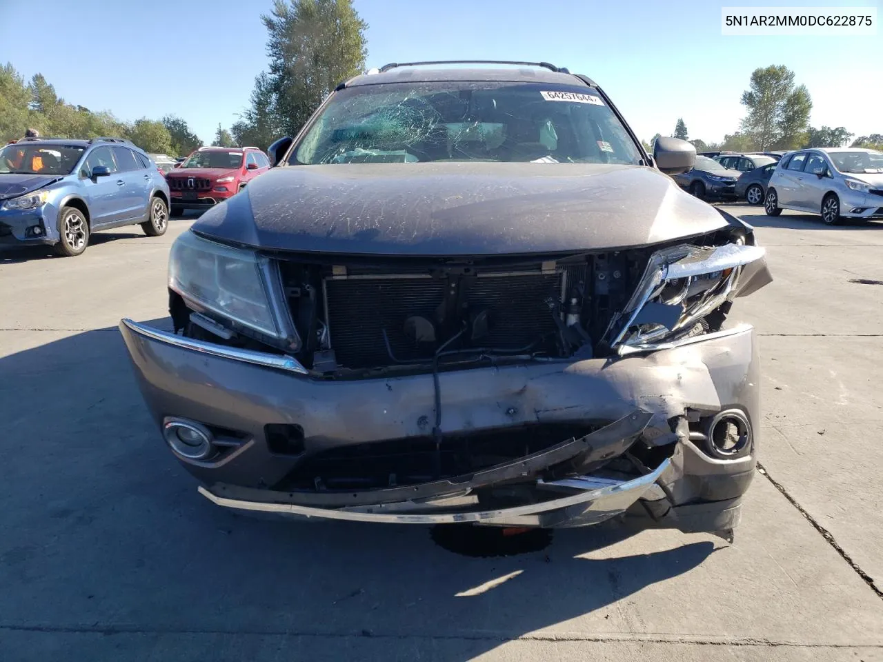 2013 Nissan Pathfinder S VIN: 5N1AR2MM0DC622875 Lot: 64257644