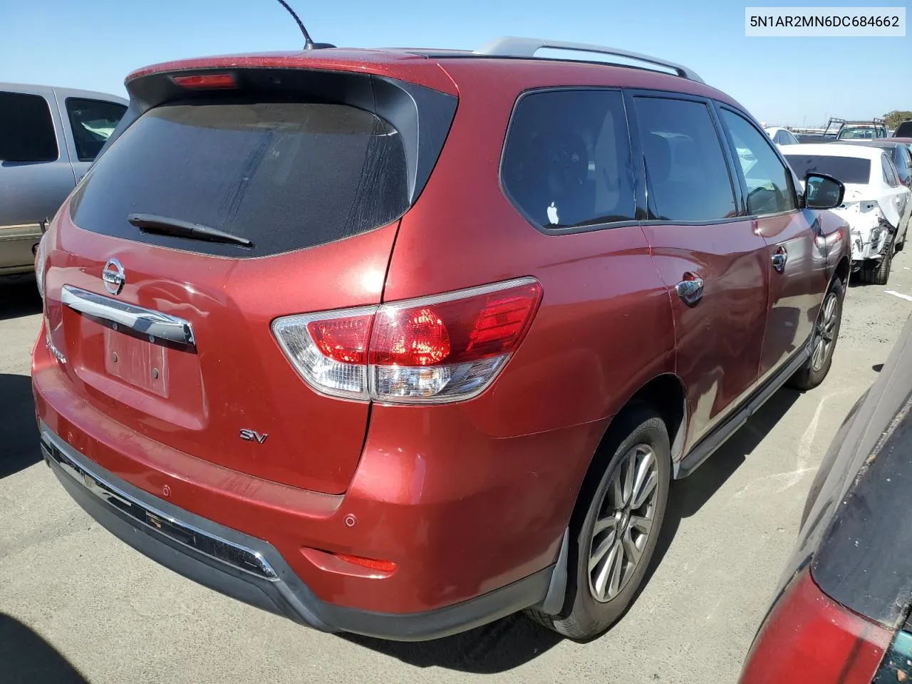 2013 Nissan Pathfinder S VIN: 5N1AR2MN6DC684662 Lot: 64575594