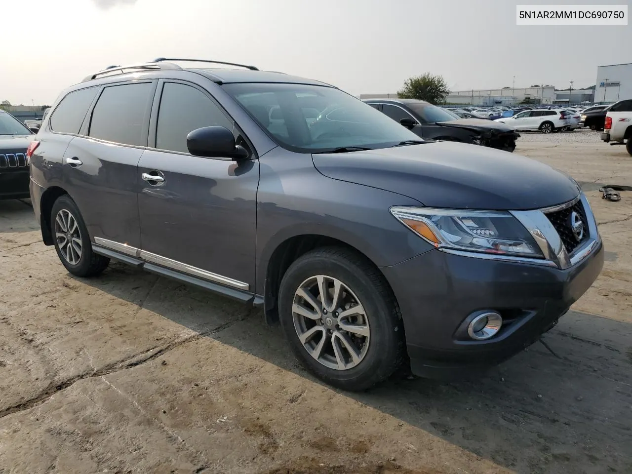 2013 Nissan Pathfinder S VIN: 5N1AR2MM1DC690750 Lot: 64762524