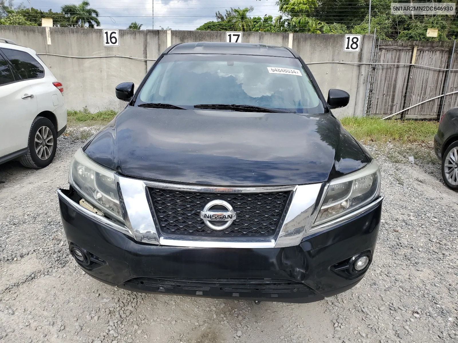 2013 Nissan Pathfinder S VIN: 5N1AR2MN2DC646930 Lot: 64848034