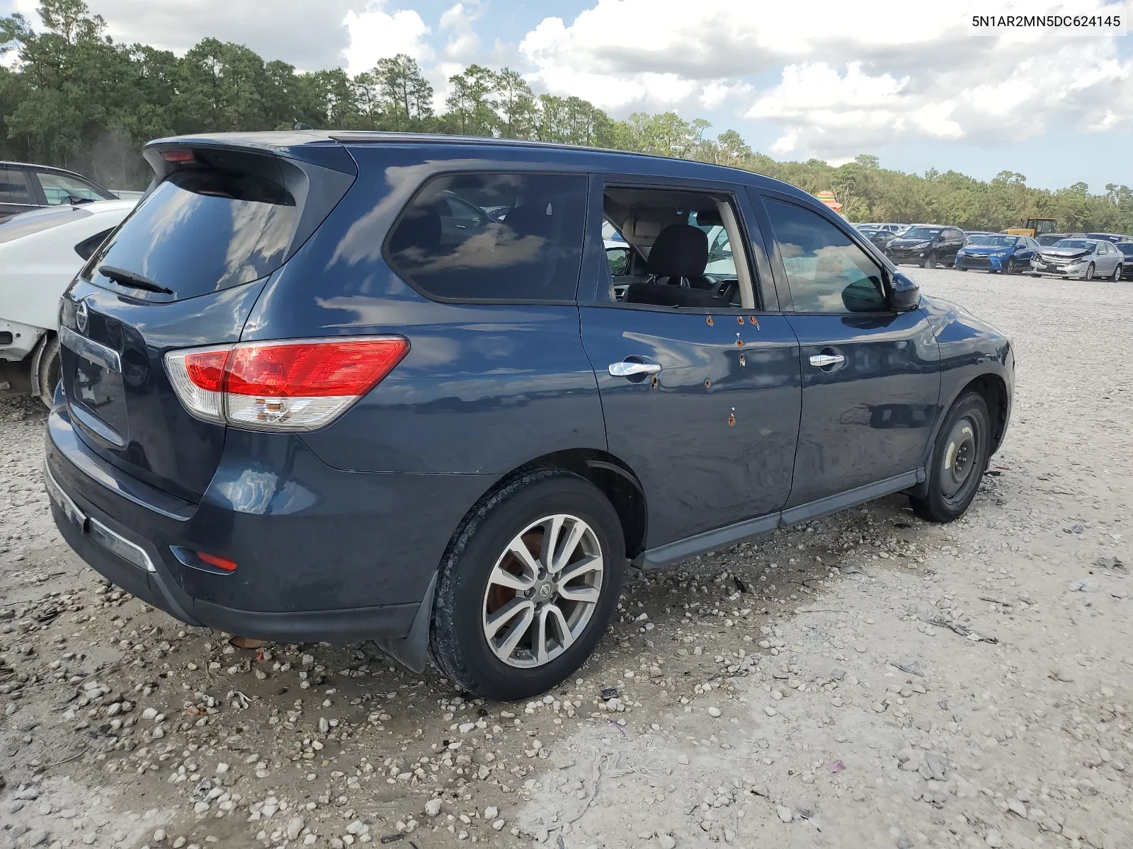 2013 Nissan Pathfinder S VIN: 5N1AR2MN5DC624145 Lot: 64966654