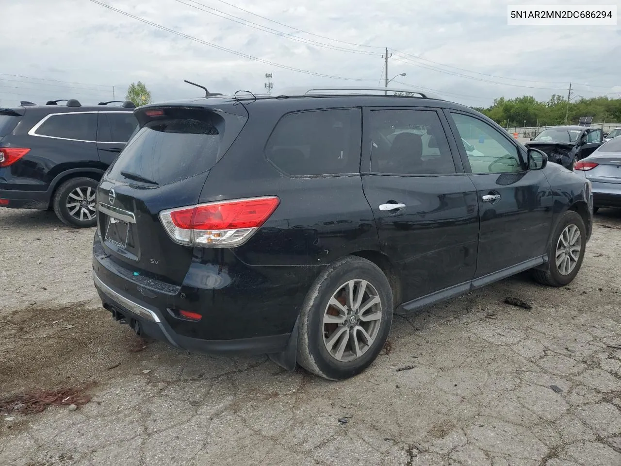 2013 Nissan Pathfinder S VIN: 5N1AR2MN2DC686294 Lot: 65207664