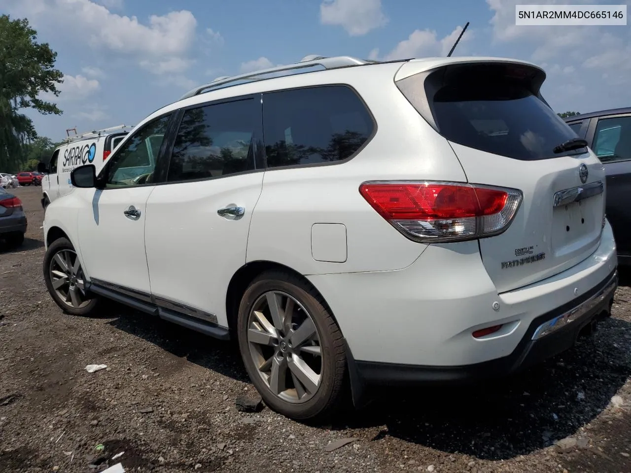 2013 Nissan Pathfinder S VIN: 5N1AR2MM4DC665146 Lot: 65782624