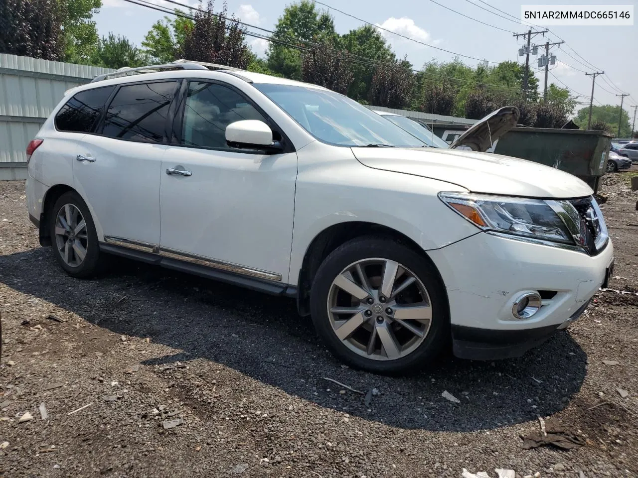 2013 Nissan Pathfinder S VIN: 5N1AR2MM4DC665146 Lot: 65782624