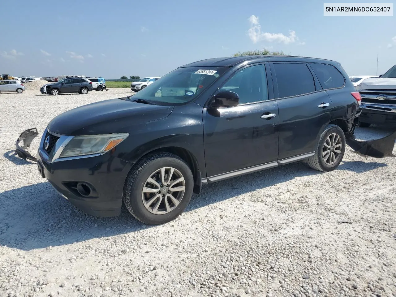 2013 Nissan Pathfinder S VIN: 5N1AR2MN6DC652407 Lot: 65931704