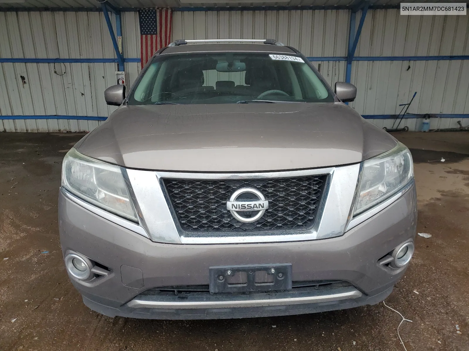 2013 Nissan Pathfinder S VIN: 5N1AR2MM7DC681423 Lot: 66388134