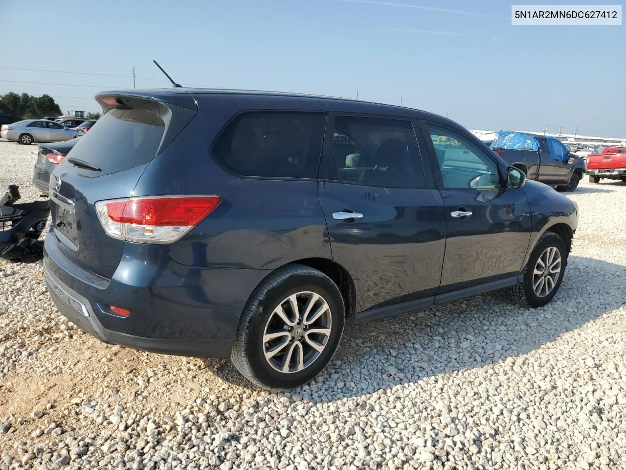 2013 Nissan Pathfinder S VIN: 5N1AR2MN6DC627412 Lot: 66493664