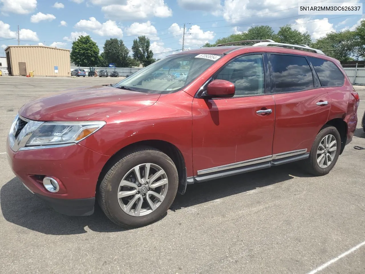 2013 Nissan Pathfinder S VIN: 5N1AR2MM3DC626337 Lot: 67093854