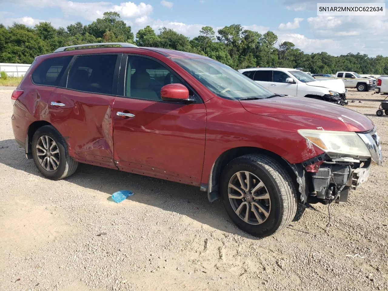 2013 Nissan Pathfinder S VIN: 5N1AR2MNXDC622634 Lot: 67532744