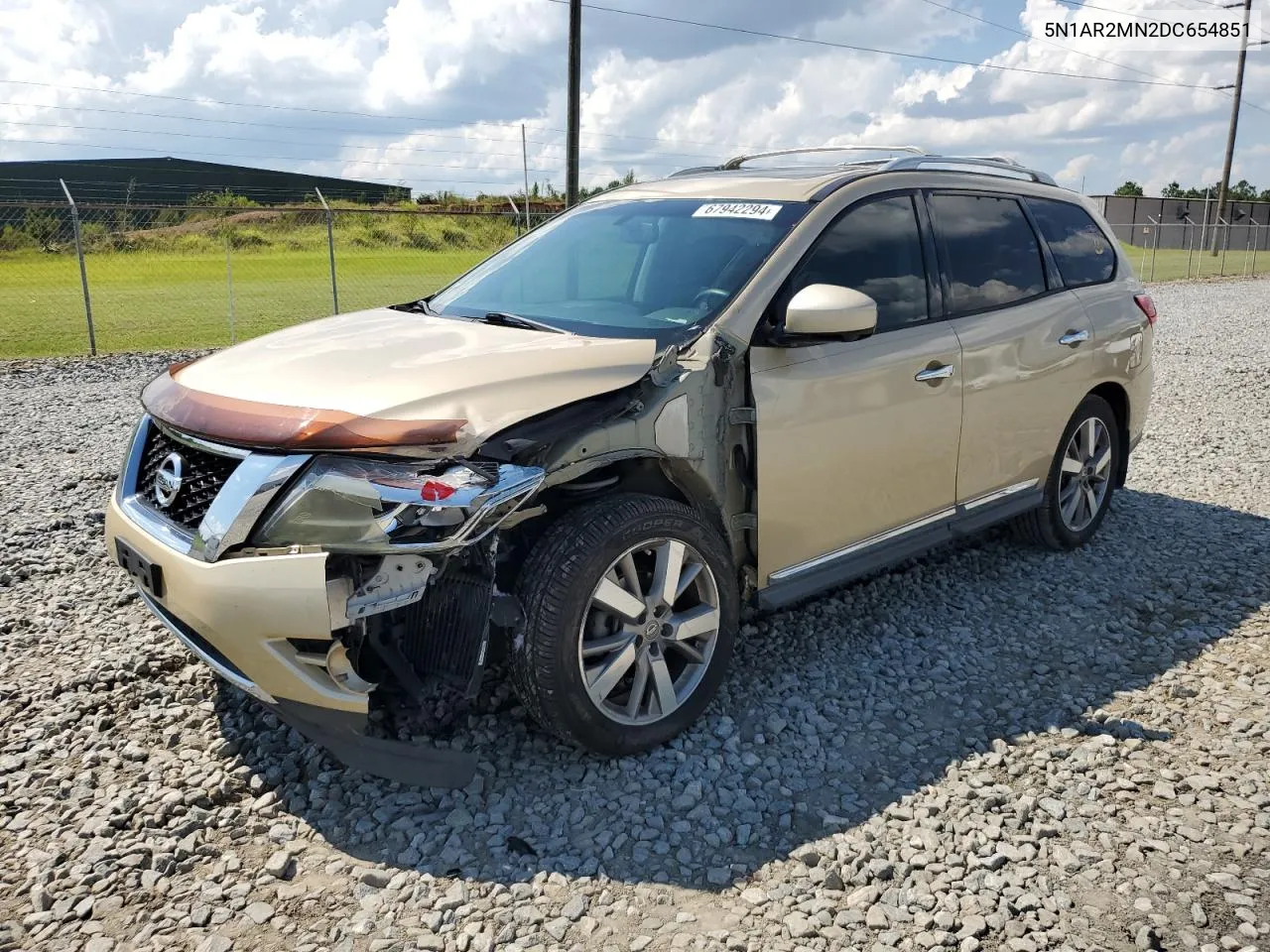 5N1AR2MN2DC654851 2013 Nissan Pathfinder S