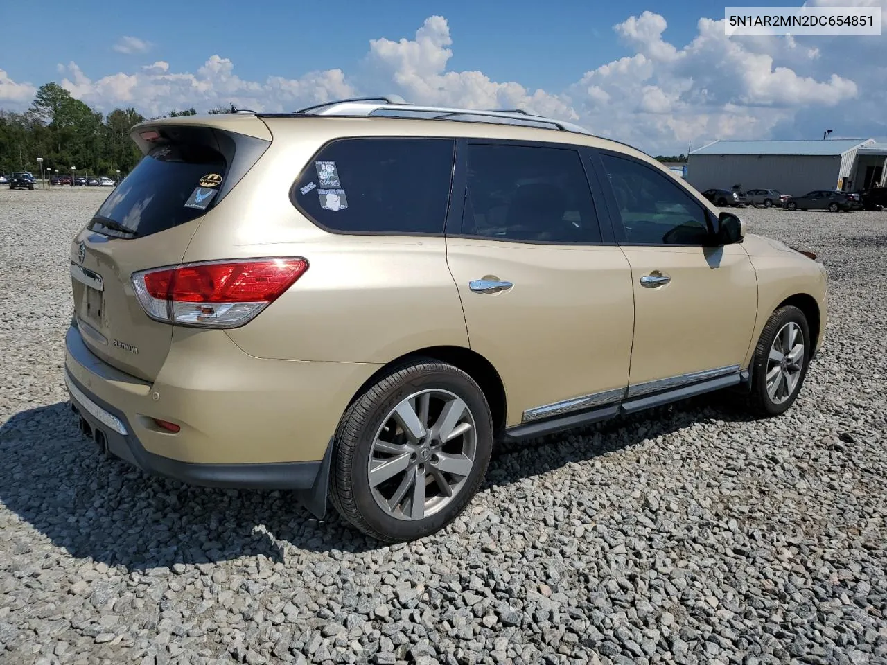 2013 Nissan Pathfinder S VIN: 5N1AR2MN2DC654851 Lot: 67942294