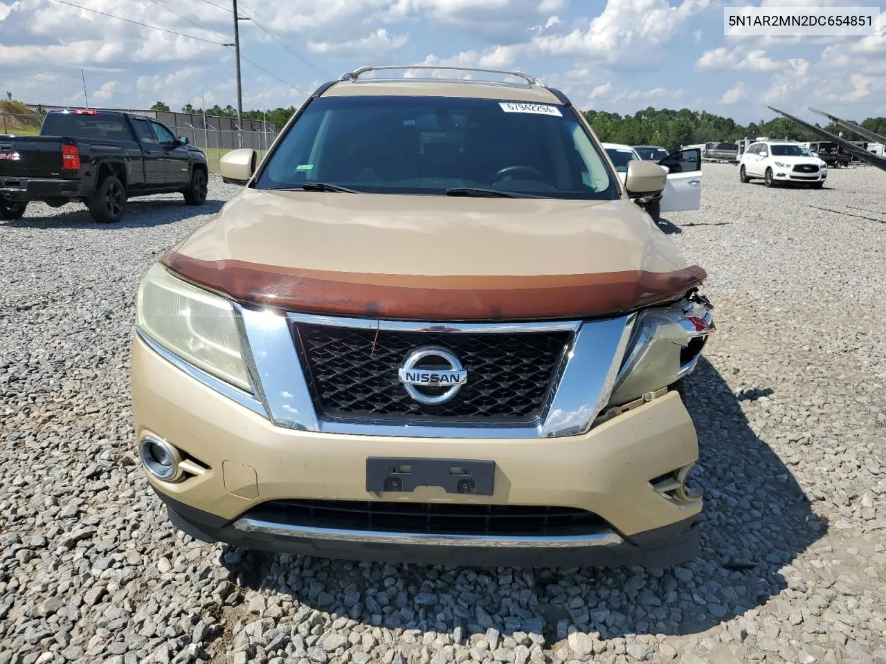 5N1AR2MN2DC654851 2013 Nissan Pathfinder S