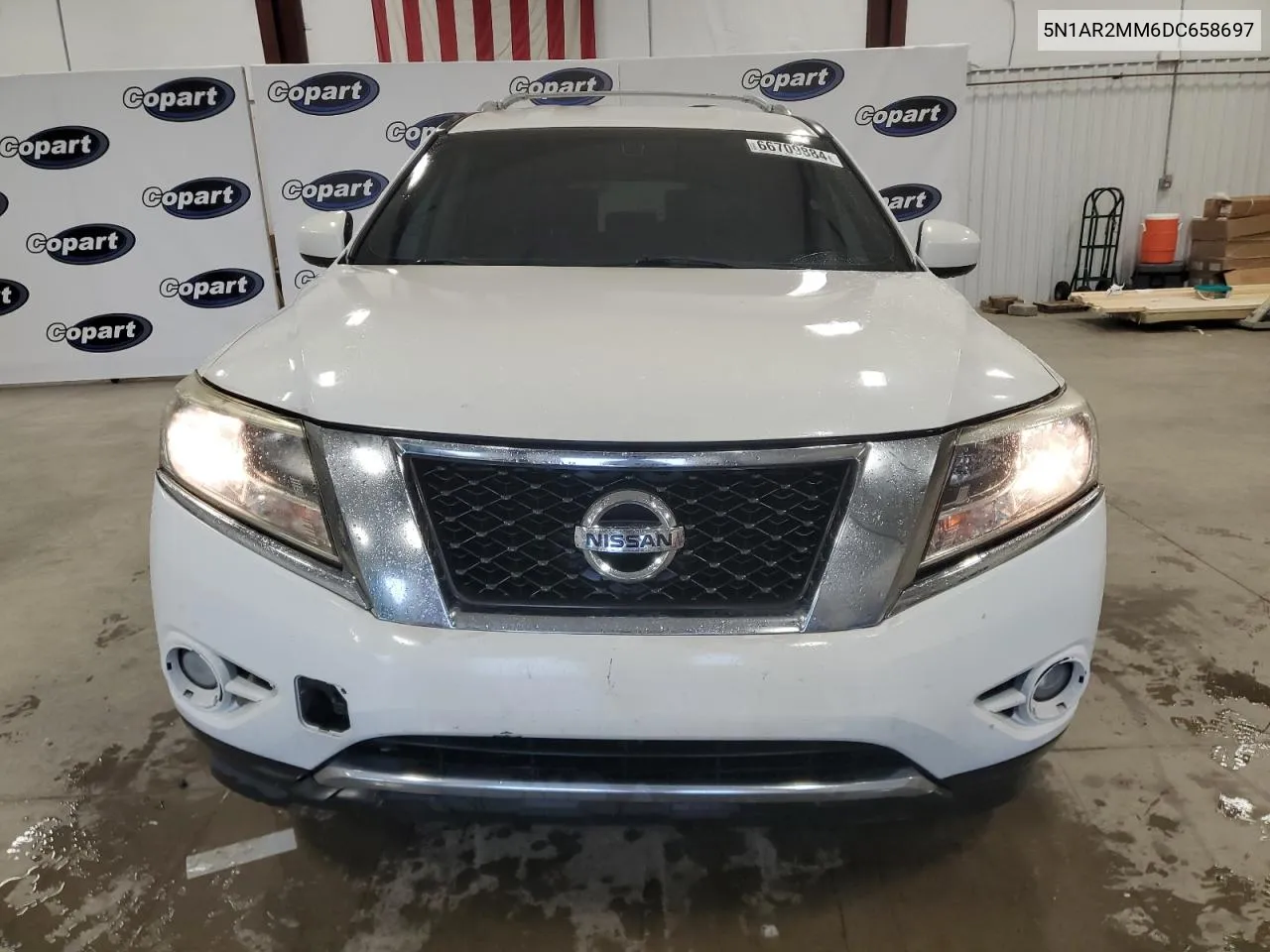 2013 Nissan Pathfinder S VIN: 5N1AR2MM6DC658697 Lot: 68101884