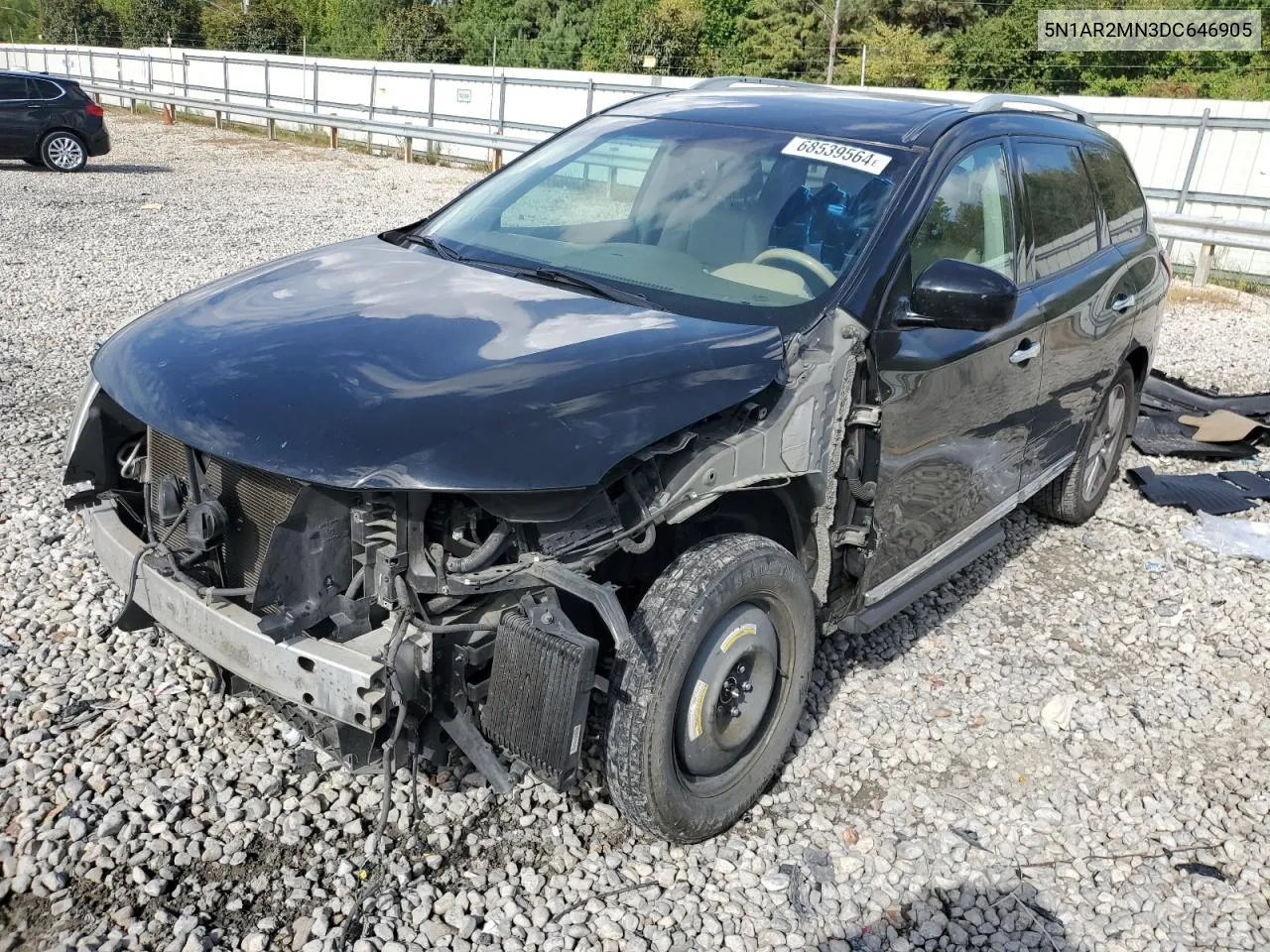 2013 Nissan Pathfinder S VIN: 5N1AR2MN3DC646905 Lot: 68539564