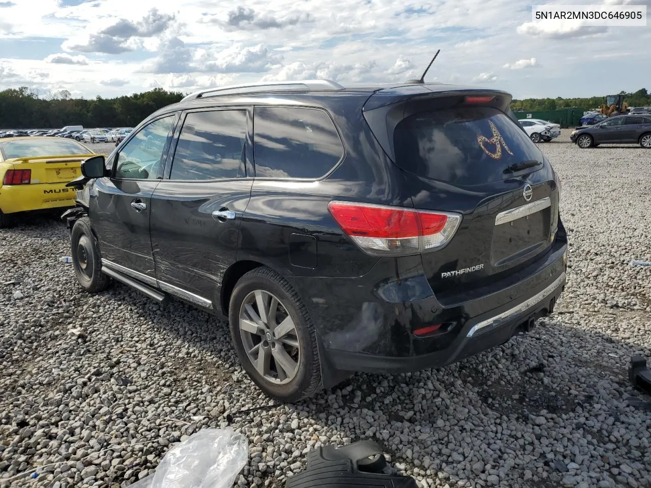 2013 Nissan Pathfinder S VIN: 5N1AR2MN3DC646905 Lot: 68539564