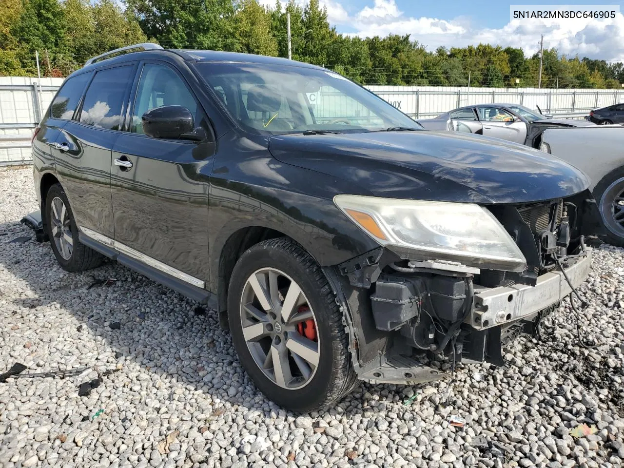 2013 Nissan Pathfinder S VIN: 5N1AR2MN3DC646905 Lot: 68539564