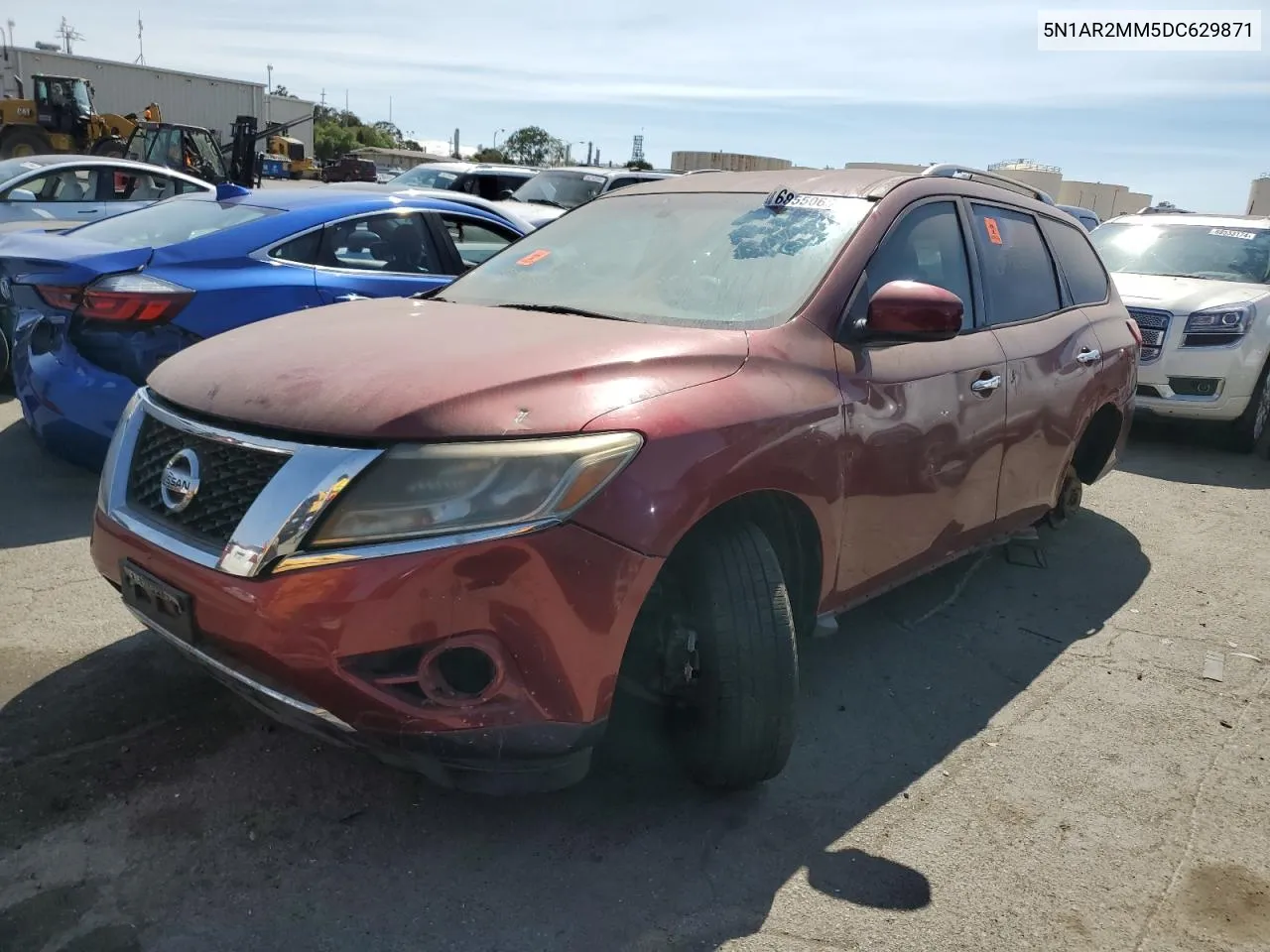 2013 Nissan Pathfinder S VIN: 5N1AR2MM5DC629871 Lot: 68550654