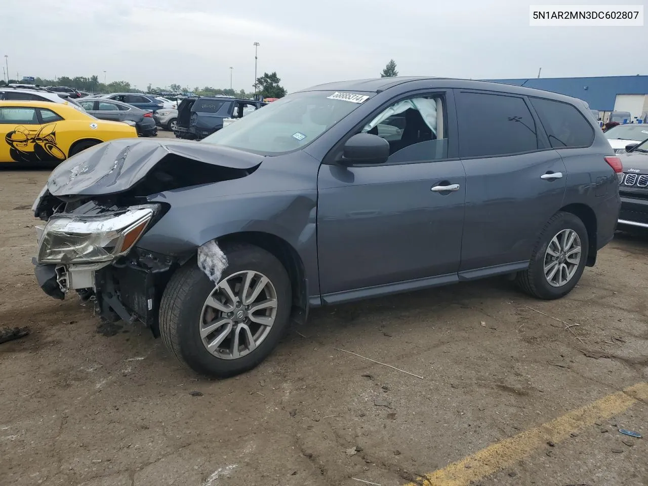 2013 Nissan Pathfinder S VIN: 5N1AR2MN3DC602807 Lot: 68885314