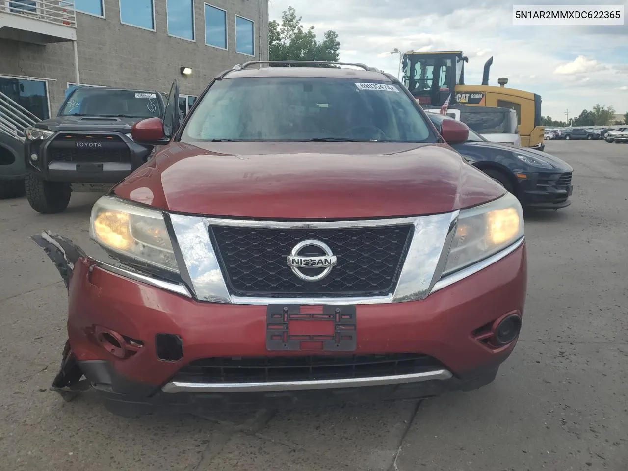 2013 Nissan Pathfinder S VIN: 5N1AR2MMXDC622365 Lot: 69035474