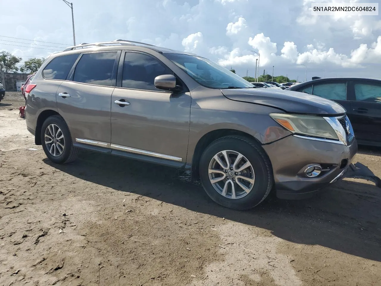 2013 Nissan Pathfinder S VIN: 5N1AR2MN2DC604824 Lot: 69191044