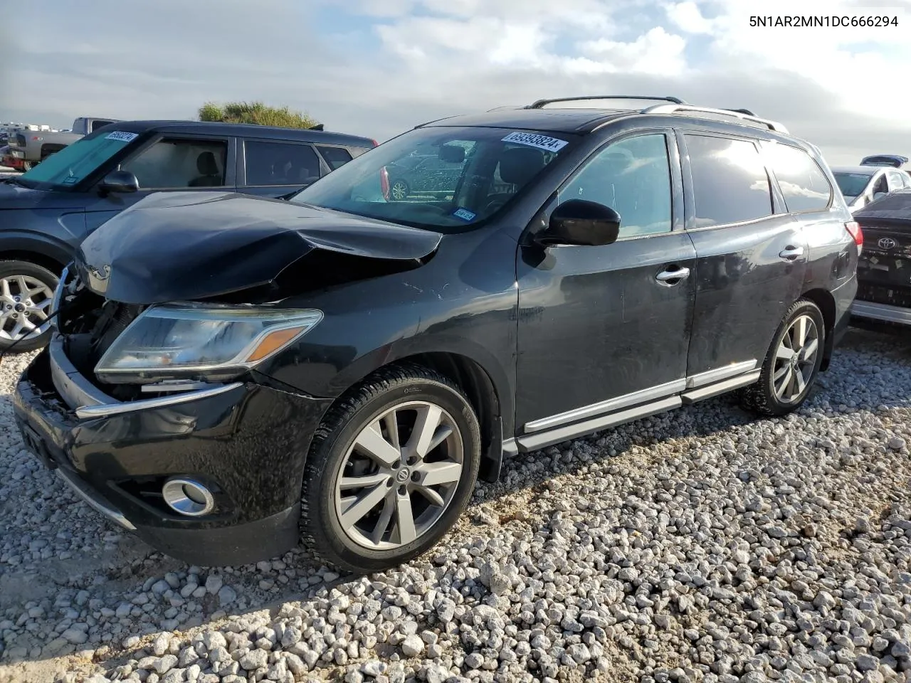 2013 Nissan Pathfinder S VIN: 5N1AR2MN1DC666294 Lot: 69393824