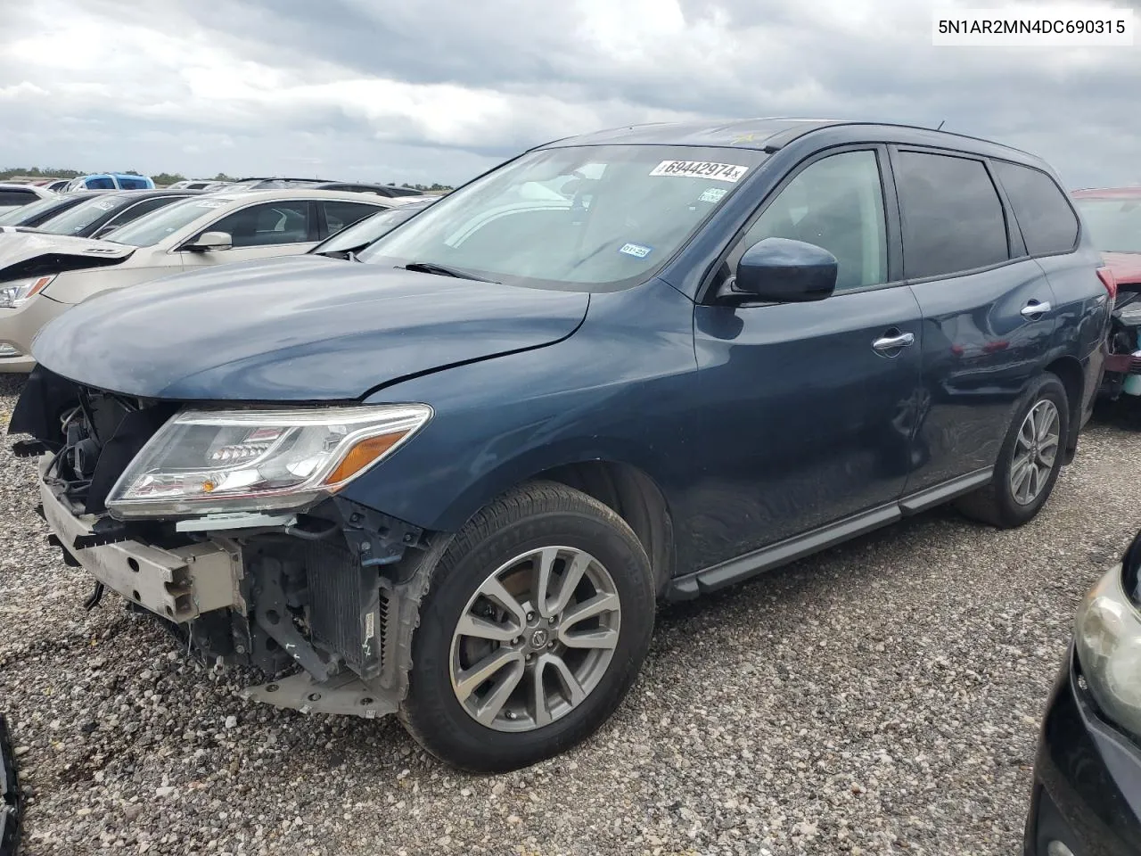 2013 Nissan Pathfinder S VIN: 5N1AR2MN4DC690315 Lot: 69442974