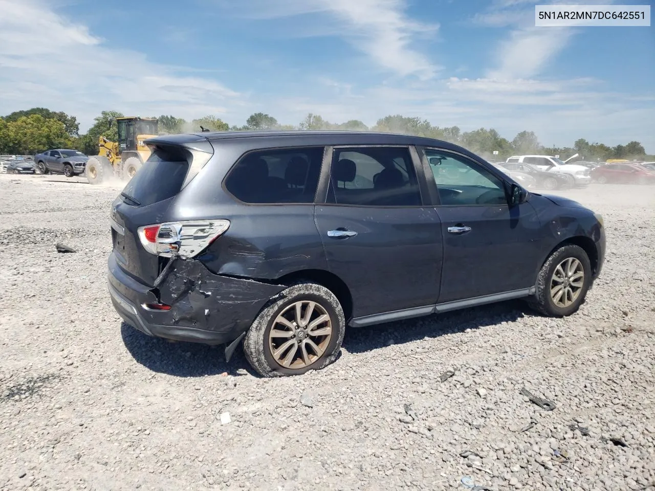 2013 Nissan Pathfinder S VIN: 5N1AR2MN7DC642551 Lot: 69854834