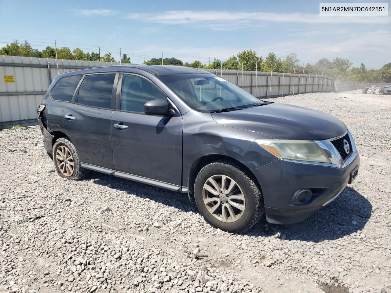 2013 Nissan Pathfinder S VIN: 5N1AR2MN7DC642551 Lot: 69854834