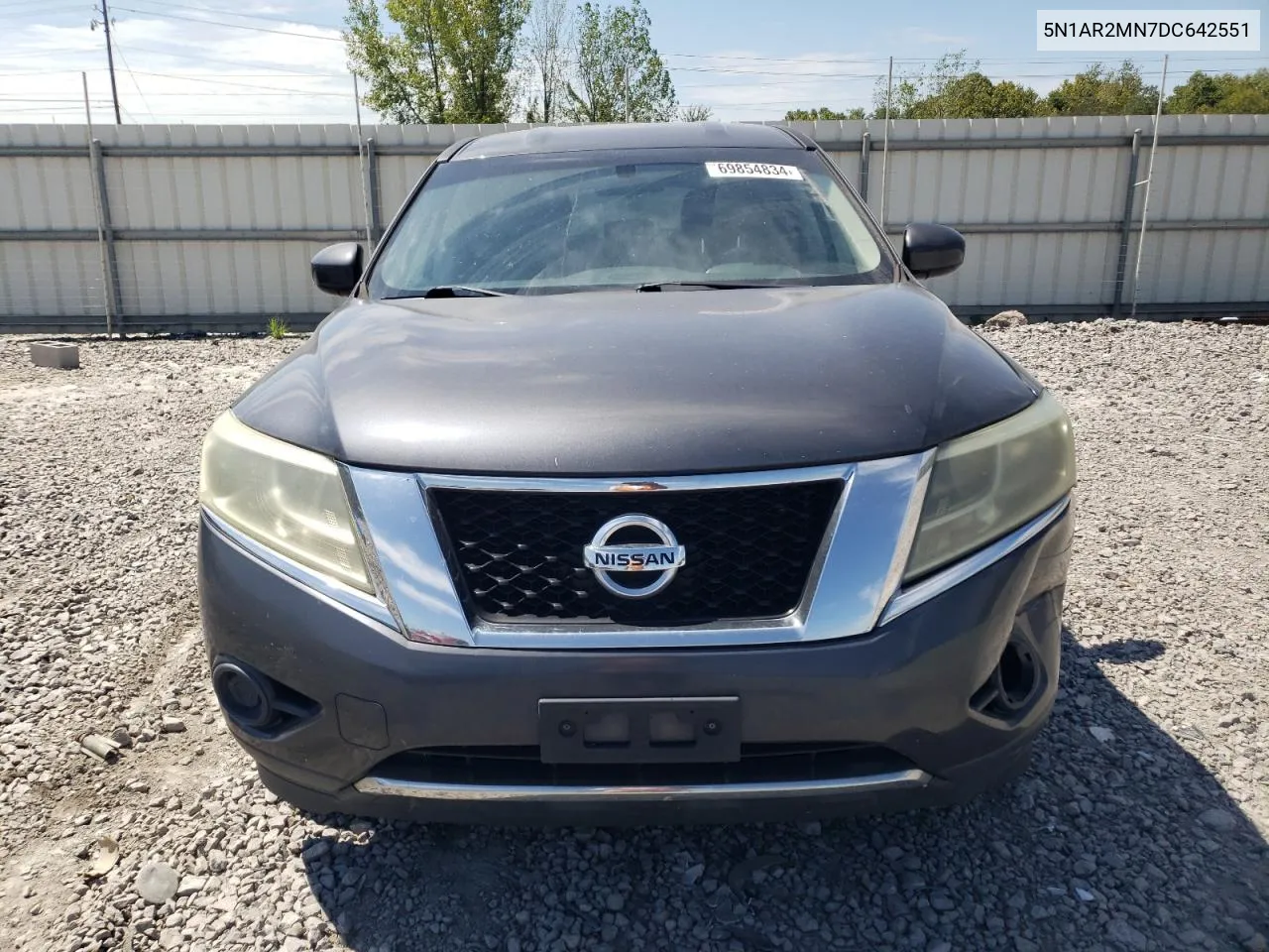 2013 Nissan Pathfinder S VIN: 5N1AR2MN7DC642551 Lot: 69854834