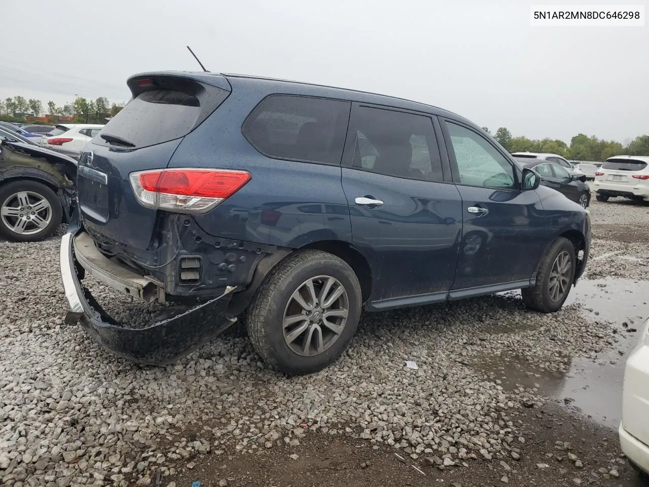 2013 Nissan Pathfinder S VIN: 5N1AR2MN8DC646298 Lot: 70027614