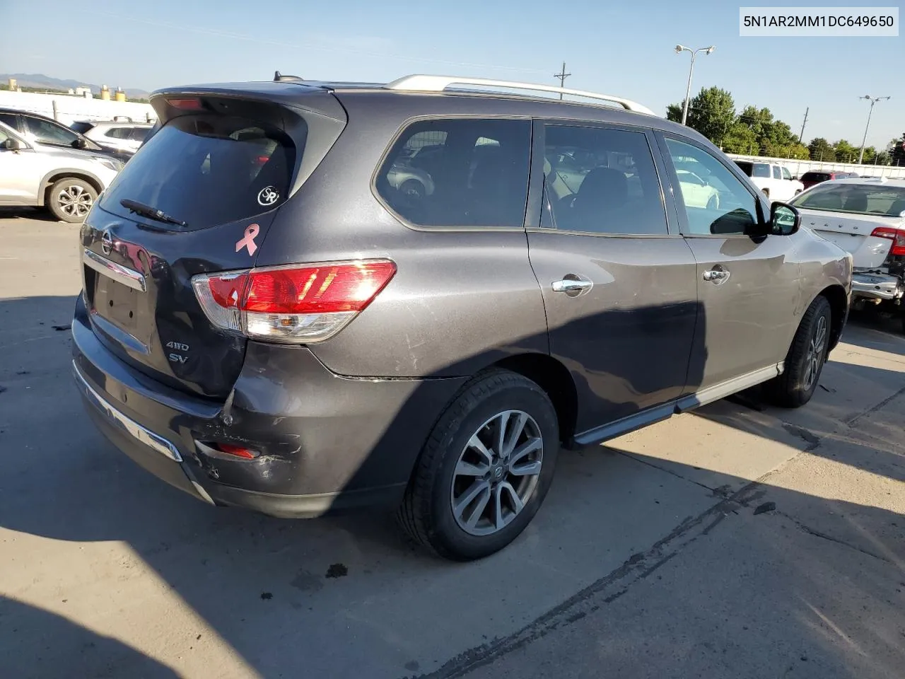 2013 Nissan Pathfinder S VIN: 5N1AR2MM1DC649650 Lot: 70983154