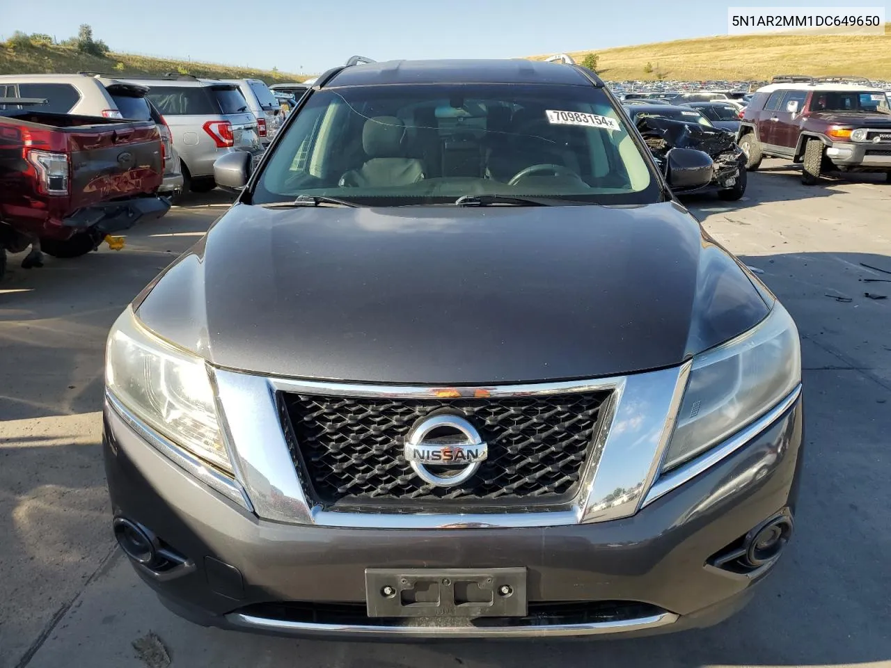 2013 Nissan Pathfinder S VIN: 5N1AR2MM1DC649650 Lot: 70983154