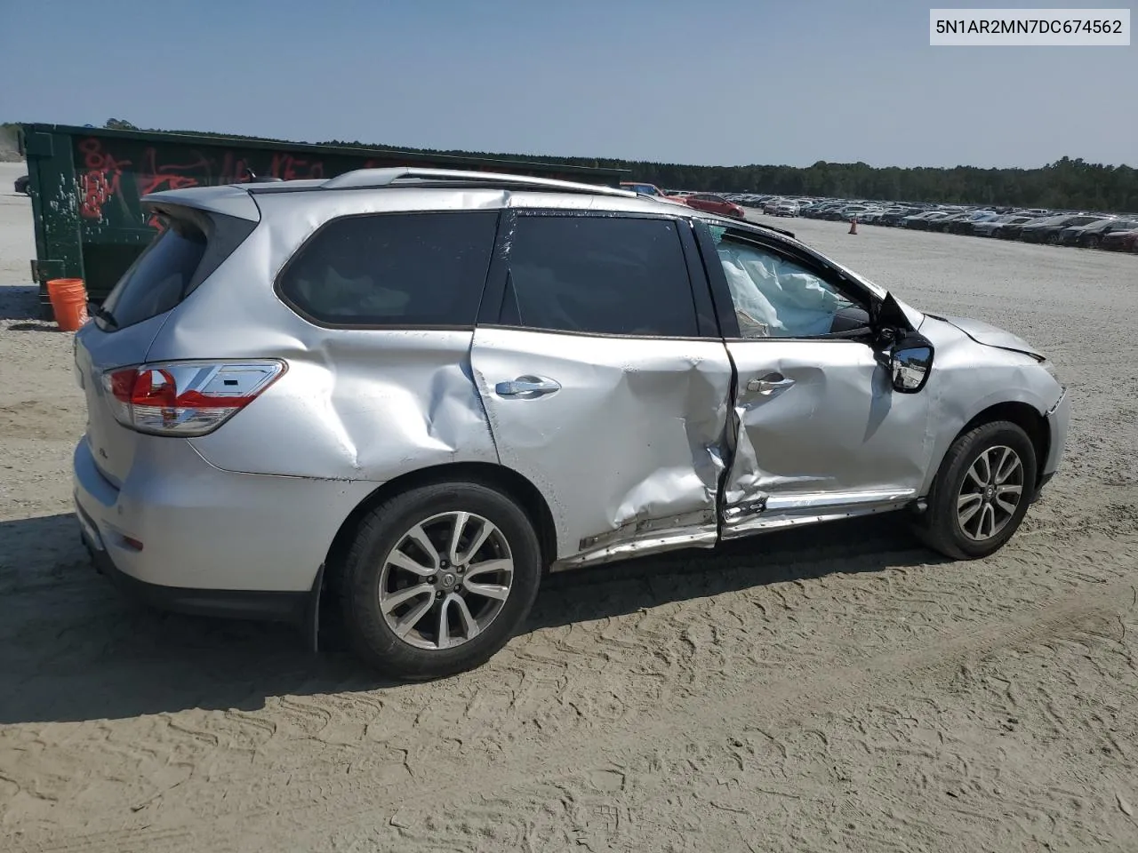 5N1AR2MN7DC674562 2013 Nissan Pathfinder S