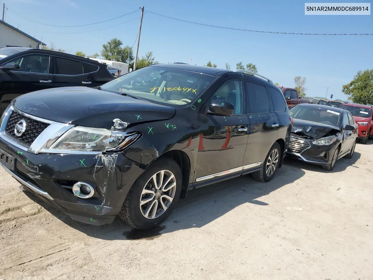 2013 Nissan Pathfinder S VIN: 5N1AR2MM0DC689914 Lot: 71180644