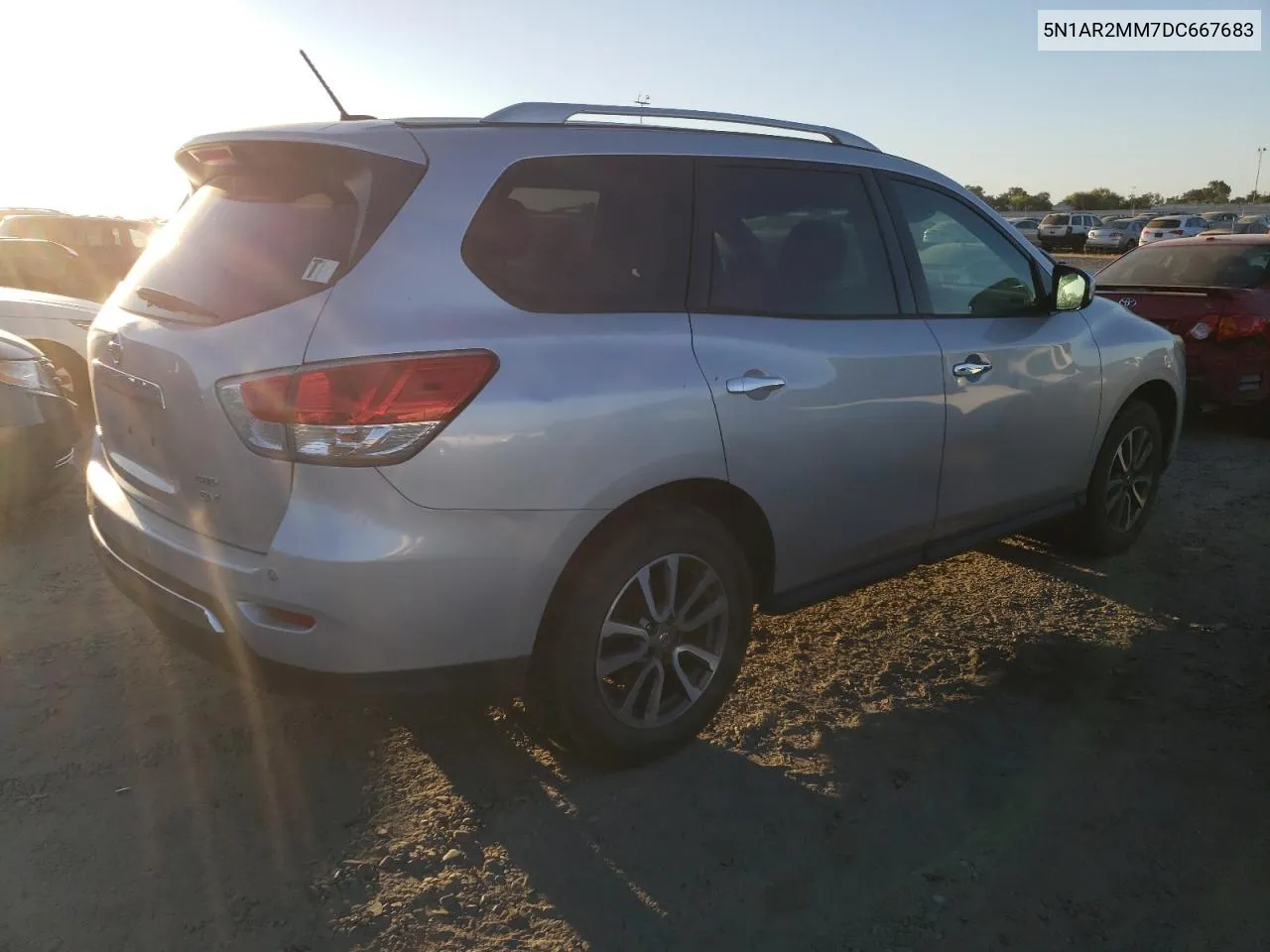 2013 Nissan Pathfinder S VIN: 5N1AR2MM7DC667683 Lot: 71213294