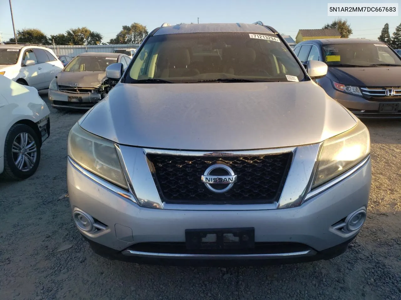 2013 Nissan Pathfinder S VIN: 5N1AR2MM7DC667683 Lot: 71213294