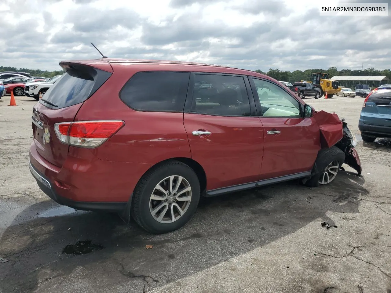 2013 Nissan Pathfinder S VIN: 5N1AR2MN3DC690385 Lot: 71410854