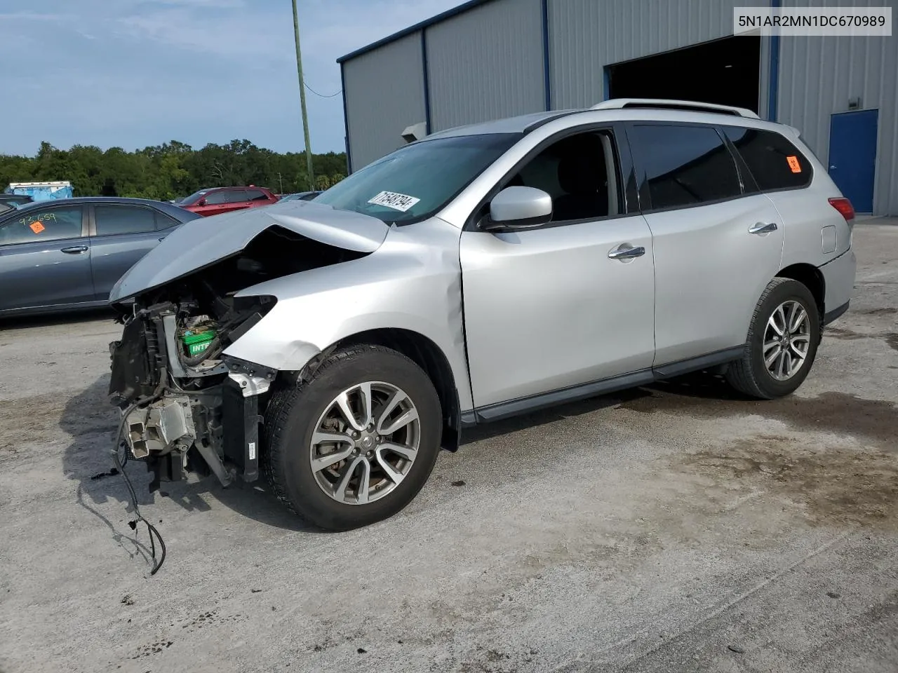 5N1AR2MN1DC670989 2013 Nissan Pathfinder S