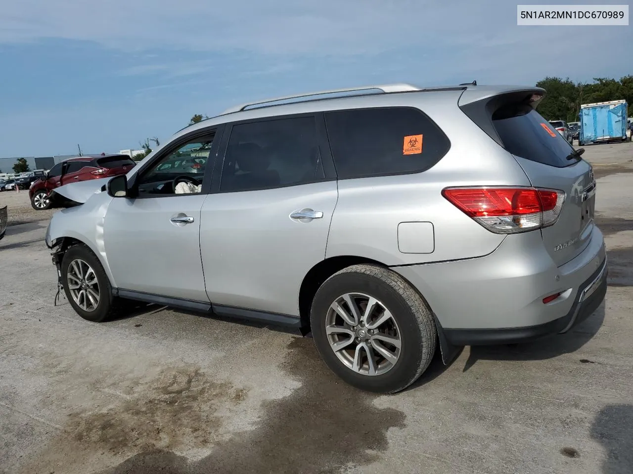 5N1AR2MN1DC670989 2013 Nissan Pathfinder S