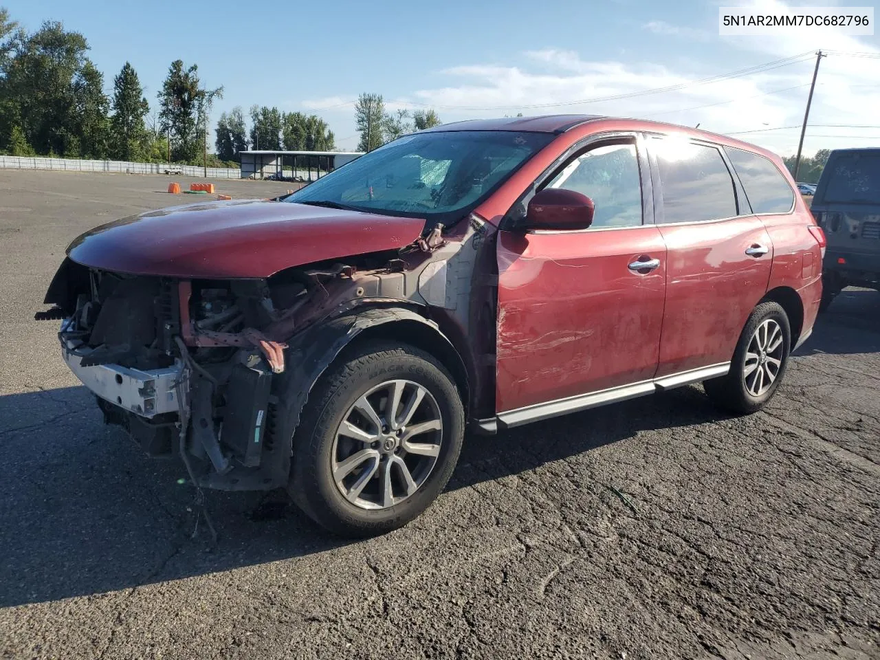 2013 Nissan Pathfinder S VIN: 5N1AR2MM7DC682796 Lot: 71789184