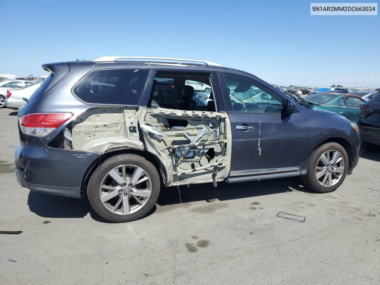 2013 Nissan Pathfinder S VIN: 5N1AR2MM2DC663024 Lot: 71854364