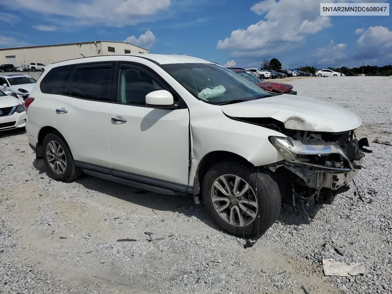 2013 Nissan Pathfinder S VIN: 5N1AR2MN2DC608047 Lot: 71878854