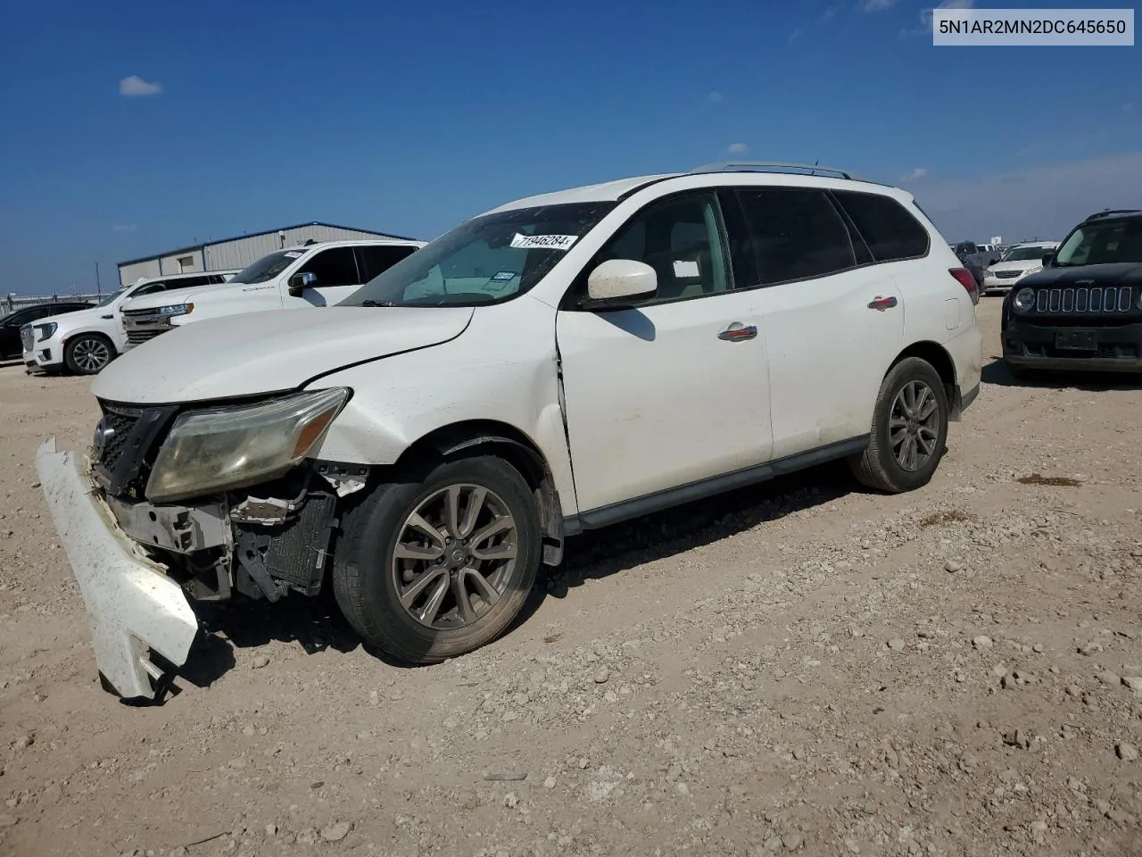 2013 Nissan Pathfinder S VIN: 5N1AR2MN2DC645650 Lot: 71946284