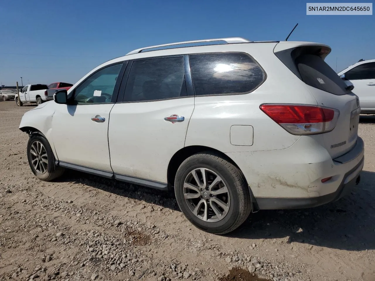 2013 Nissan Pathfinder S VIN: 5N1AR2MN2DC645650 Lot: 71946284