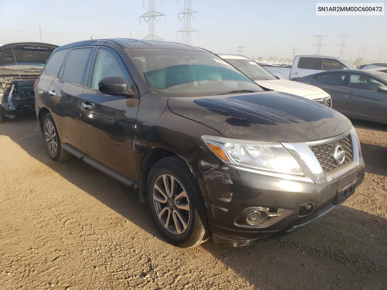 2013 Nissan Pathfinder S VIN: 5N1AR2MM0DC600472 Lot: 72071504